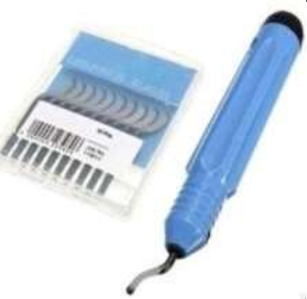 Trimming knife scraper with 10pcs blades