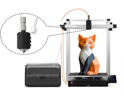 Quick-Swap Hot End Kit w/ 0.4mm Hardened Steel Nozzle for Anycubic Kobra 3 Max