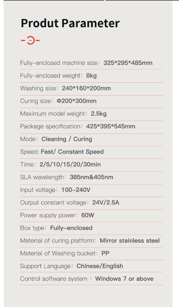 CREALITY 3D UW-03 Wash and Cure Machine For 3D Printer Washing/Curing Machine 2-in-1 Washing Size 325*303*436mm